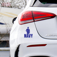 Navy Service Decal for Cars and SUVs