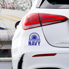 Road Safety Navy Anchor Sticker for Cars