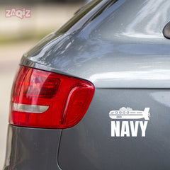 Navy Awareness Tag for Road Safety