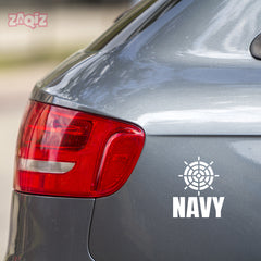 Navy Life Car Window Decal