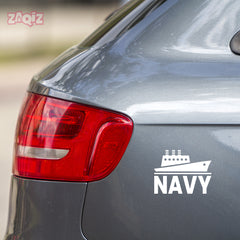 Proud Navy Family Sticker for Vehicles