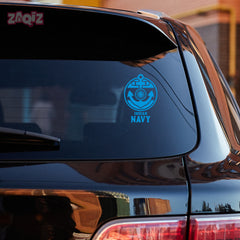 Navy Life Shield Sticker for Professional Drivers