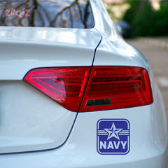 Support the Navy Emblem Car Window Decal