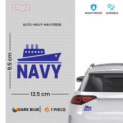 Proud Navy Family Sticker for Vehicles