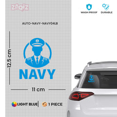 Support the Navy Car Safety Tag