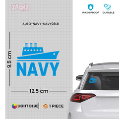 Proud Navy Family Sticker for Vehicles
