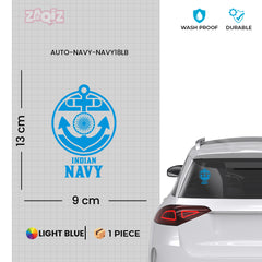 Navy Life Shield Sticker for Professional Drivers