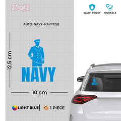 Navy Service Decal for Cars and SUVs
