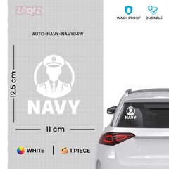 Support the Navy Car Safety Tag