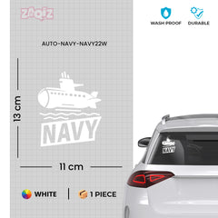 Navy Officer Shield Design for Vehicles