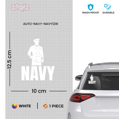 Navy Service Decal for Cars and SUVs