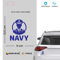 Support the Navy Car Safety Tag