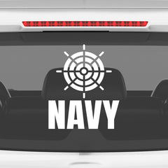 Navy Life Car Window Decal