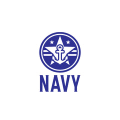 Stylish Navy Anchor Tag for Road Safety
