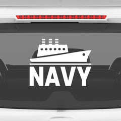 Proud Navy Family Sticker for Vehicles