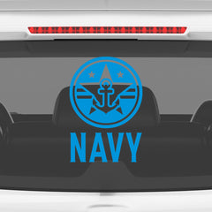 Stylish Navy Anchor Tag for Road Safety