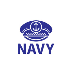Navy Cap Car Safety Sign