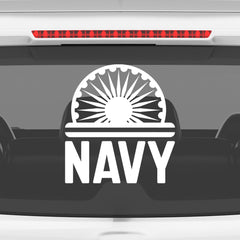 Road Safety Navy Anchor Sticker for Cars