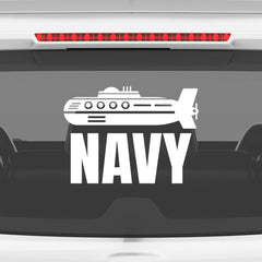 Navy Awareness Tag for Road Safety
