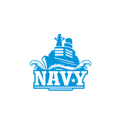 Durable Navy Life Car Window Sign