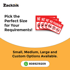 Professional Parking Control Sign for Offices