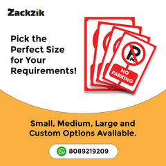 Durable Outdoor Warning Sign Board