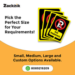 Durable Outdoor Warning Sign Board