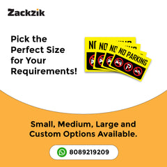 Professional Parking Control Sign for Offices