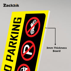 Professional Parking Control Sign for Offices