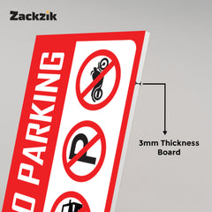 Professional Parking Control Sign for Offices