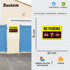 Professional Parking Control Sign for Offices