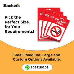 Easy Peel-and-Stick Installation Sign