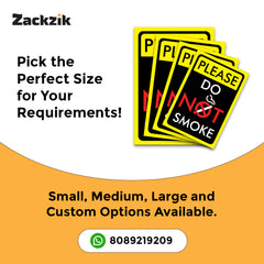 Bold & Clear Smoking Prohibition Sign