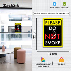 Bold & Clear Smoking Prohibition Sign