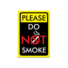 Bold & Clear Smoking Prohibition Sign