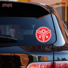 Registered Nurse Shield Sticker for Cars