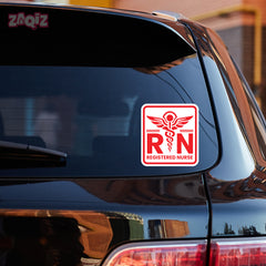 Professional RN Sign for Vehicle Safety