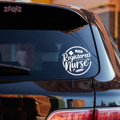 Registered Nurse Life Car Safety Sign