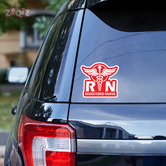 Compact RN Sticker for Vehicle Windows