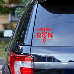 RN Doctor Logo Design RN Sticker for Cars