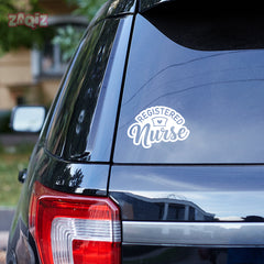 Elegant Registered Nurse Decal for Cars