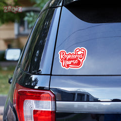 Classic Registered Nurse Sticker for Cars