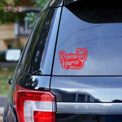 Classic Registered Nurse Sticker for Cars