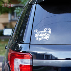 Classic Registered Nurse Sticker for Cars