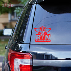 Compact RN Sticker for Vehicle Windows