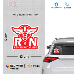 Compact RN Sticker for Vehicle Windows