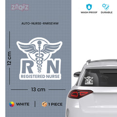 Compact RN Sticker for Vehicle Windows