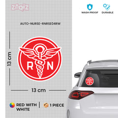 Registered Nurse Shield Sticker for Cars