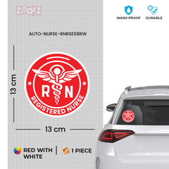 Healthcare Hero Registered Nurse Car Tag