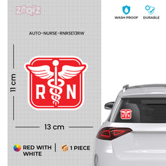 Registered Nurse Awareness Tag for Drivers